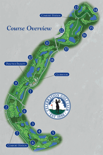 celebration Course Map